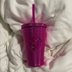 Starbucks Fuchsia Textured Tumbler
